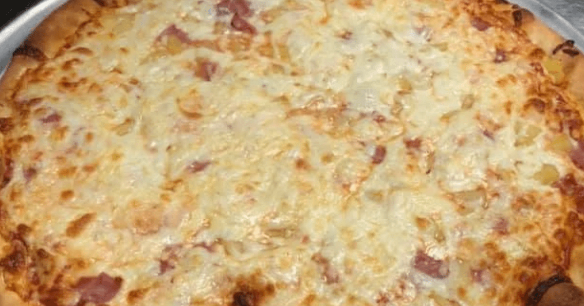 Dino’s White Pizza